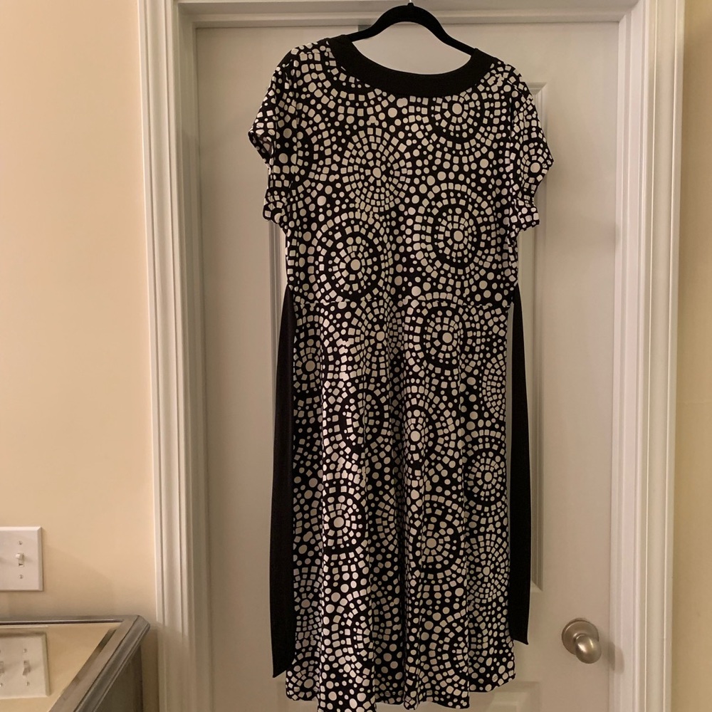 Ruby Rd. Black and White Mini Dress - Picture 4 of 8